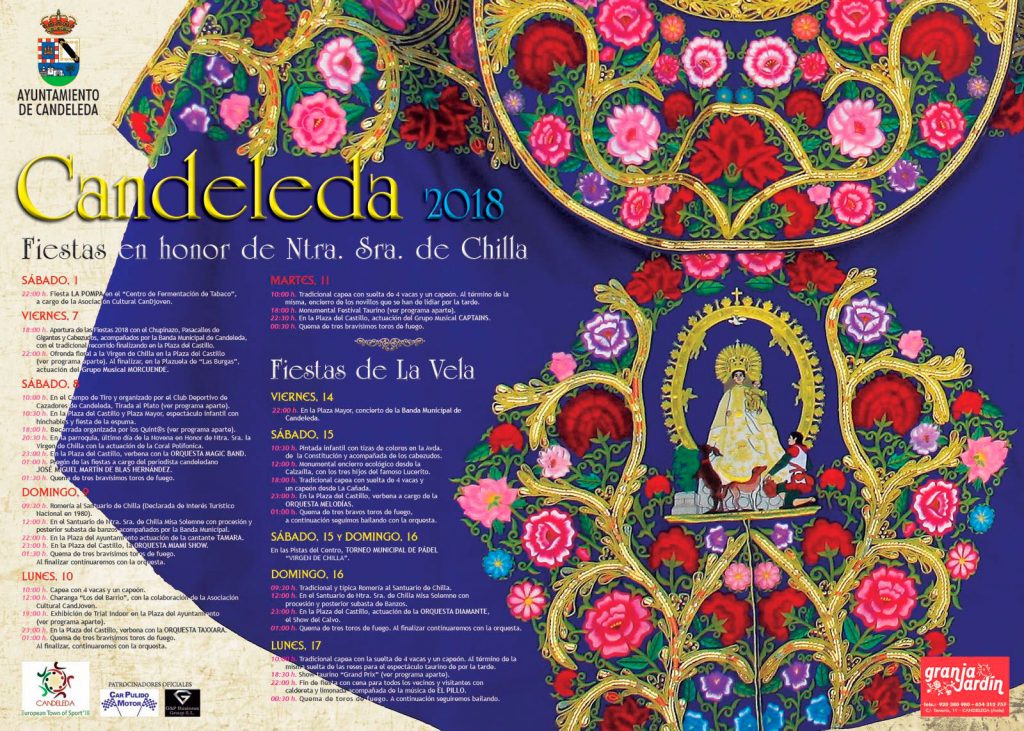 Programa de Fiestas septiembre 2018 Candeleda